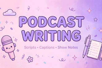 listen and write podcast show notes in a day