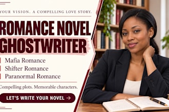 ghostwrite mafia romance shifter romance paranormal romance novel ghostwriter