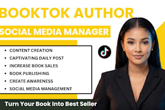 do booktok author smm booktok promotion and tiktok book marketing
