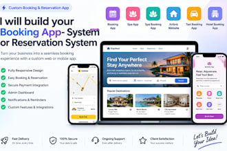 build a booking app spa booking app taxi app hotel booking app or airbnb website