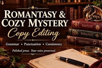 line edit your romantasy and fantasy novel