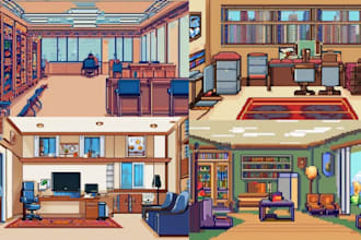 pixel art scenery video game background pixel landscape tileset game assets