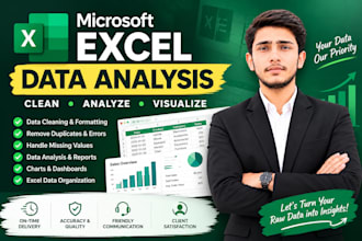 clean, analyze, and visualize your data using microsoft excel
