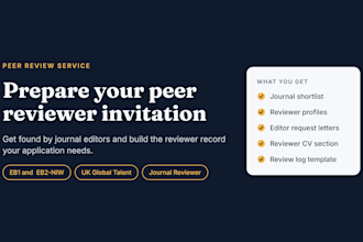 prepare your peer review invitation for ieee elsevier and springer journal