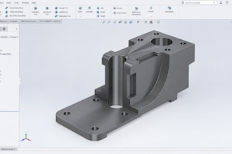 design mechanical parts, bracket, spacers, bushings, shaft collars in solidworks