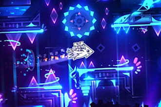 decorate your geometry dash level with amazing glow deco