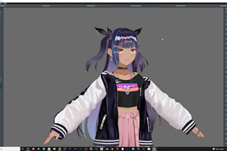 design and rig high quality live 2d vtuber model, 2d vtuber model, vtuber model