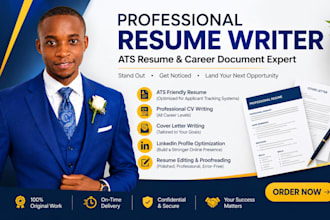 write an ats optimized resume, CV, and cover letter