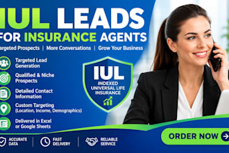 do iul insurance lead generation and prospect research