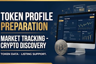 prepare your token profile for market tracking and crypto discovery
