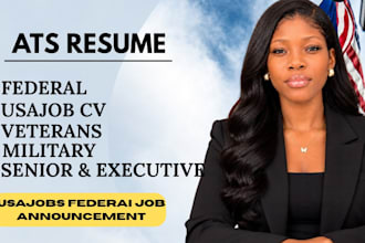 write a professional federal resume for usajobs applications