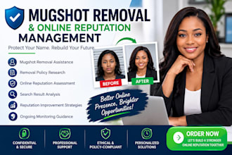 assist with mugshot removal requests and online reputation management