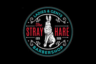 design fun pub like barbershop logo