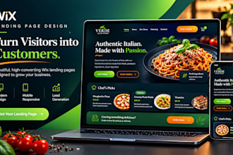 design a wix restaurant website with online menu and ordering
