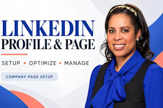 setup, optimize and manage your linkedin profile company business page setup