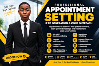 be your appointment setter ,b2b lead generation and cold outreach expert