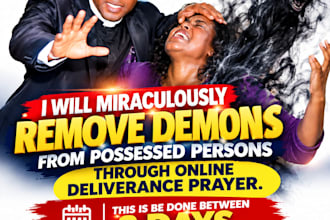 miraculously remove evil spirits from possessed persons through online prayers