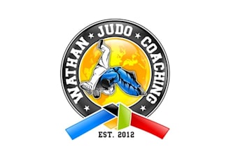 design custom iconic judo coaching logo for a judo coach