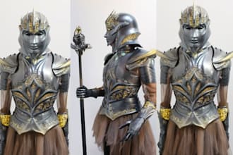 design custom 3d cosplay prop files for 3d printing 3d cosplay mask stl file