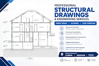 provide structural engineer stamp and seal for florida missouri texas