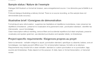 transcribe your french audio or video