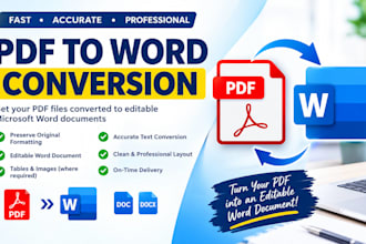 convert PDF to word and word to PDF accurately