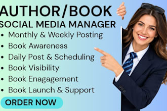 manage author social media booktok children book promote book marketing campaign