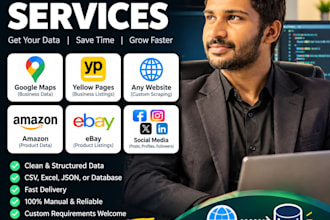do any web scraping, web scraper, yellow pages scraping, amazon scraping