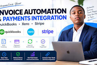 automate invoicing with quickbooks, xero, stripe and integration