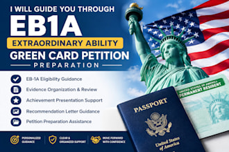 guide you through eb1a extraordinary ability green card petition preparation