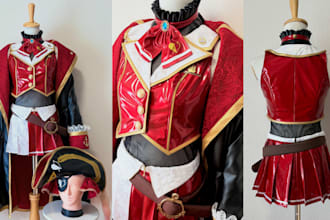 custom cosplay costume sewing jackets gloves shoes for events and halloween