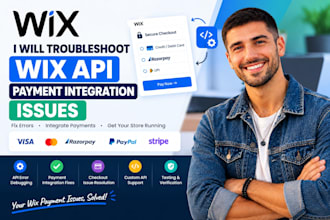 troubleshoot wix API payment integration issues