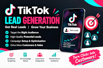 set up lead generation ads to attract potential customers