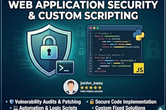 test web application security and write custom scripts