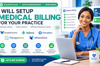 setup medical billing simple practice tebra theranest therapynotes athenaone