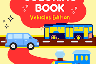design a cute and unique kids and adults coloring book