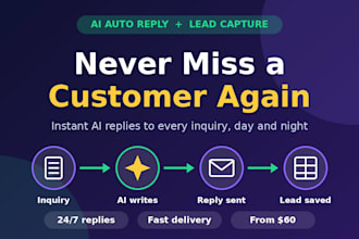build an ai auto reply and lead capture automation for your business