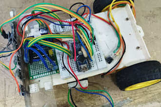 program arduino esp32 and stm32 for robotics projects
