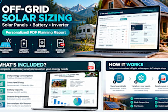calculate your off grid solar, battery and inverter requirements