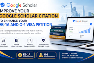improve your google scholar citation, to enhance your eb1a and 01visa petition