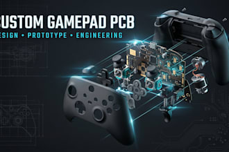 design custom ps5 controller pcb schematics, layouts and firmware