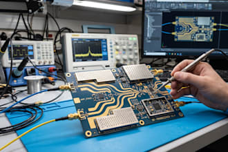 design rf pcb layouts, high frequency circuits, impedance controlled boards