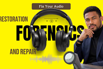do forensic audio enhancement, voice detection and analysis