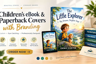 create branded children ebook and paperback covers