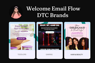 write welcome email flow copy for your ecommerce brand