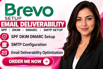 setup brevo email deliverability brevo spf dkim dmarc SMTP setup