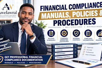 prepare and format financial compliance manuals, policies and procedures