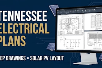 design tennessee electrical permit drawings mep plans and solar panel layout