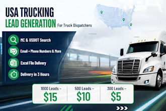provide fresh mc leads for truck dispatching
