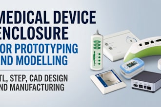 3d cad for medical device wearable enclosure health monitor housing prototyping
